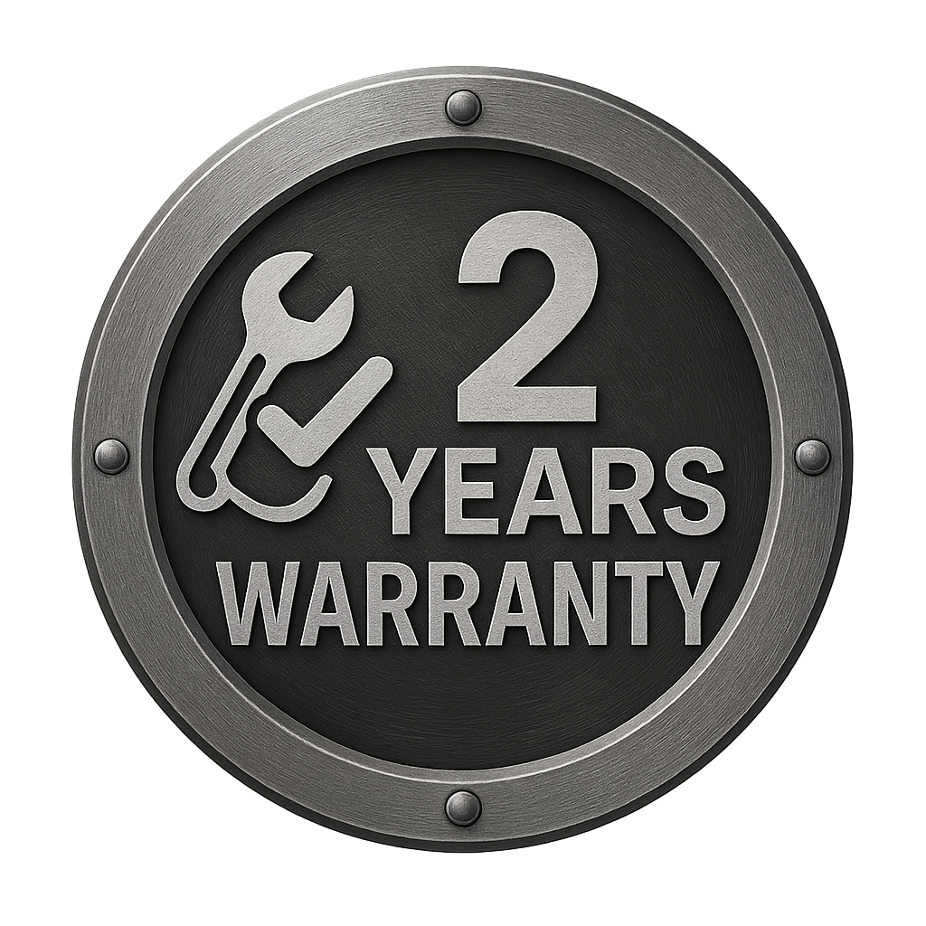 2 Years Warranty